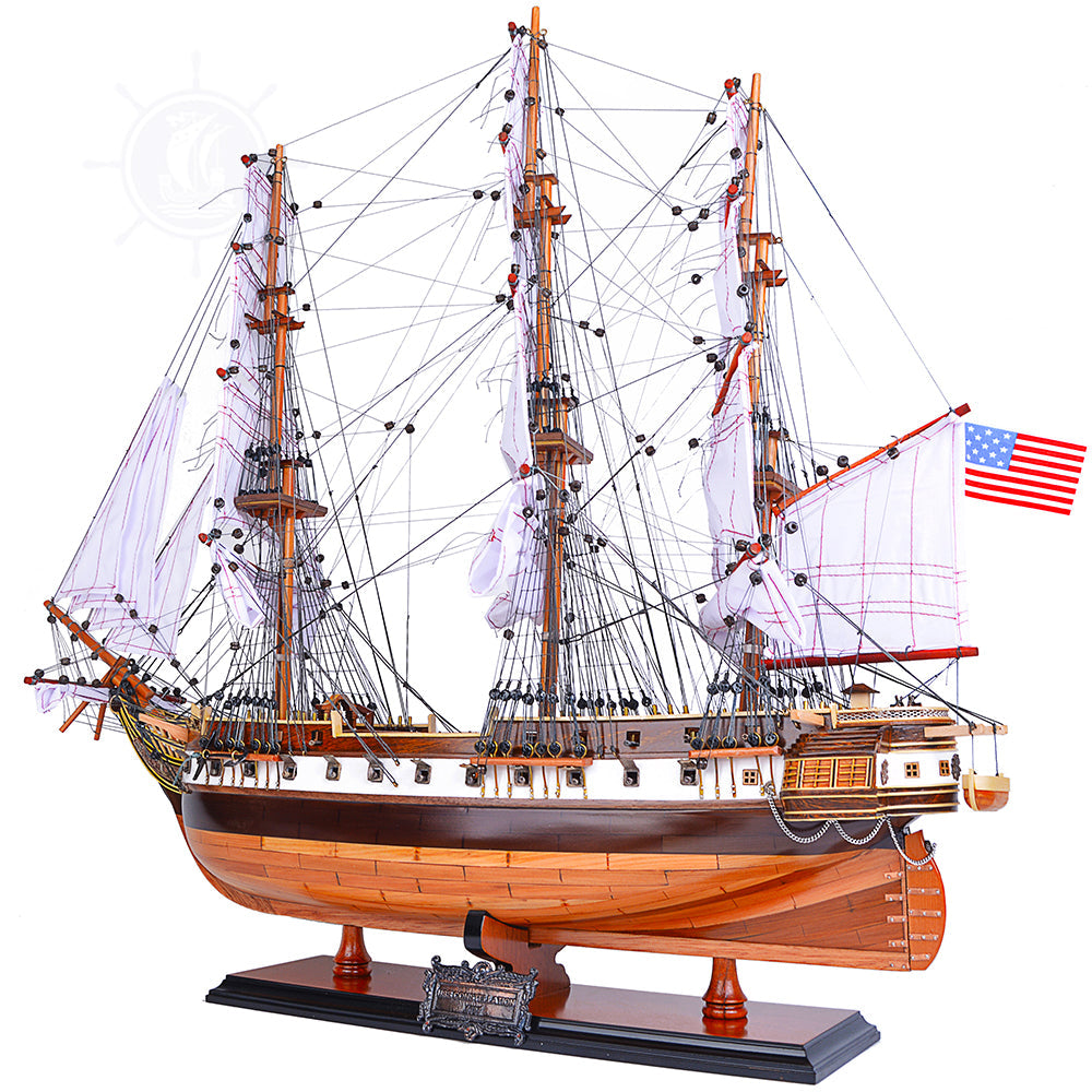 USS CONSTELLATION MODEL SHIP MEDIUM | Museum-quality | Fully Assembled Wooden Ship Models For Wholesale