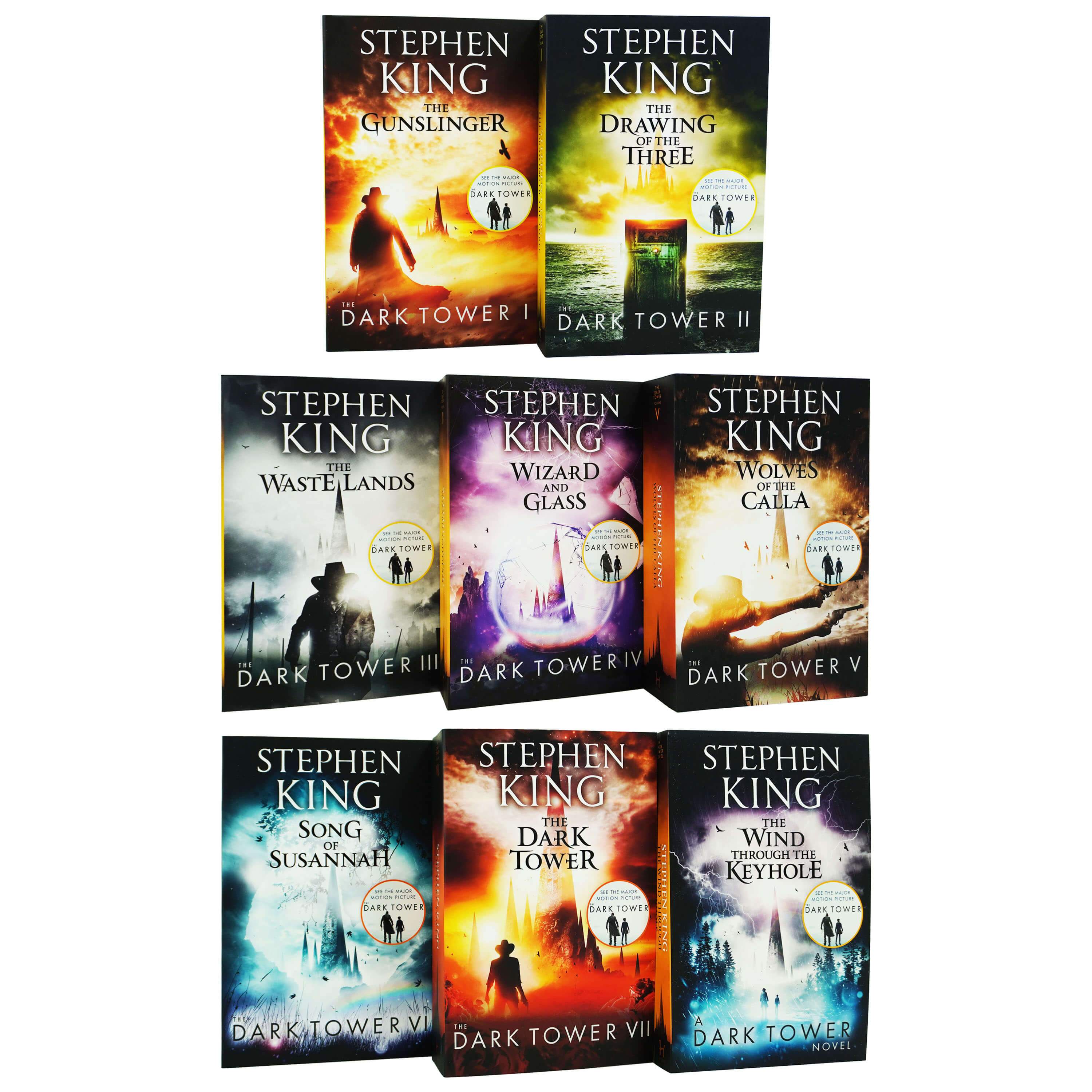 The Dark Tower by Stephen King: Complete Series 8 Books Box Set - Fiction - Paperback