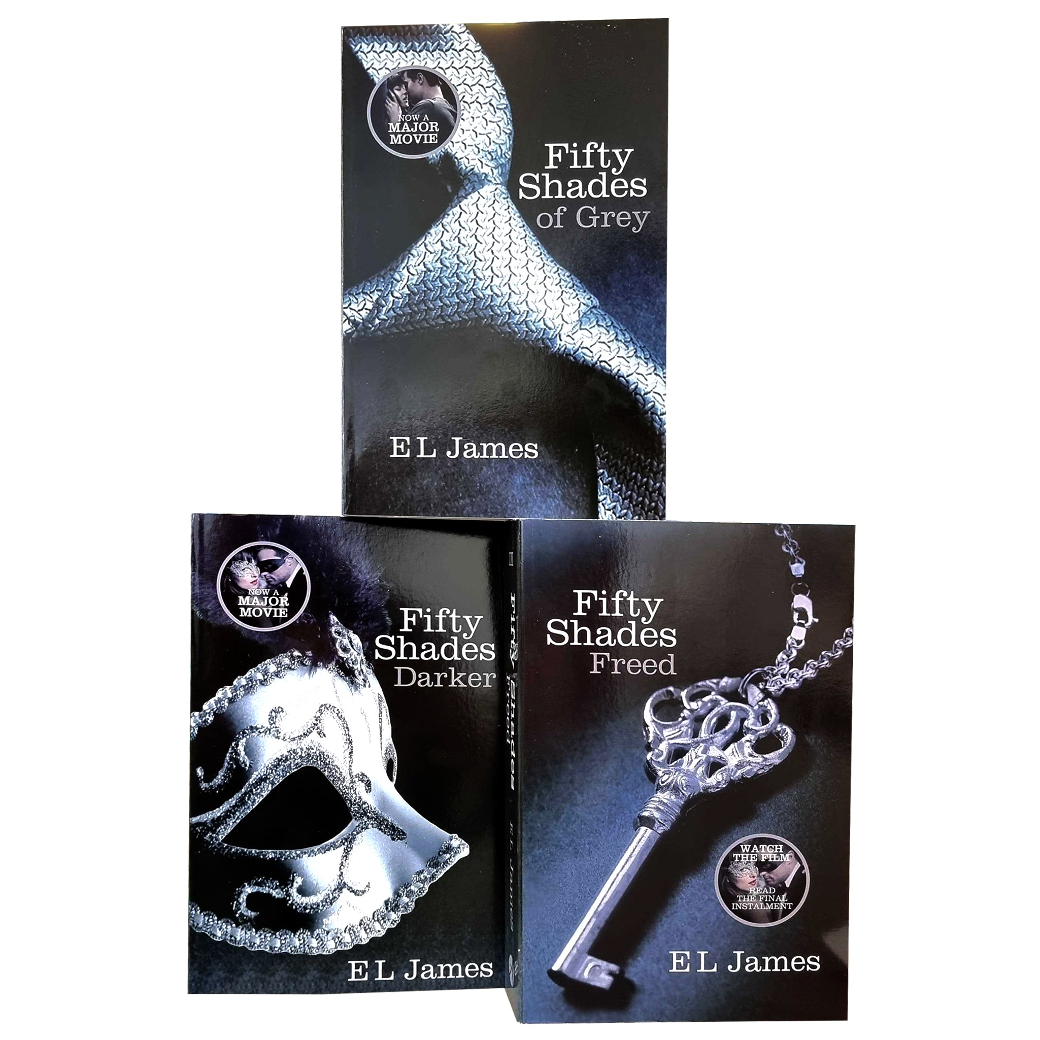 The Fifty Shades Trilogy 3 Books Collection Set By E L James - Fiction - Paperback