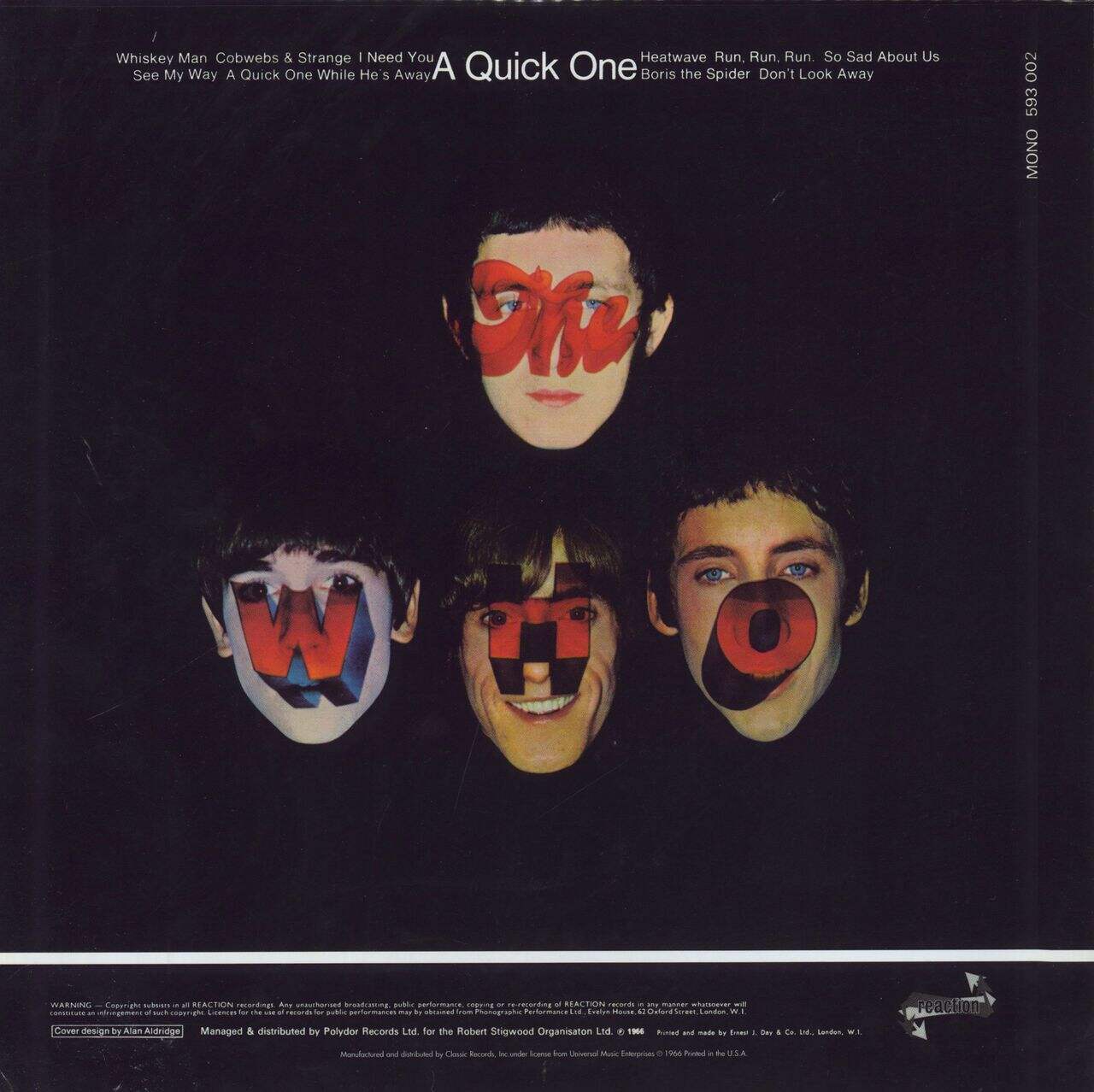 The Who A Quick One - Quiex 200 Gram US Vinyl LP