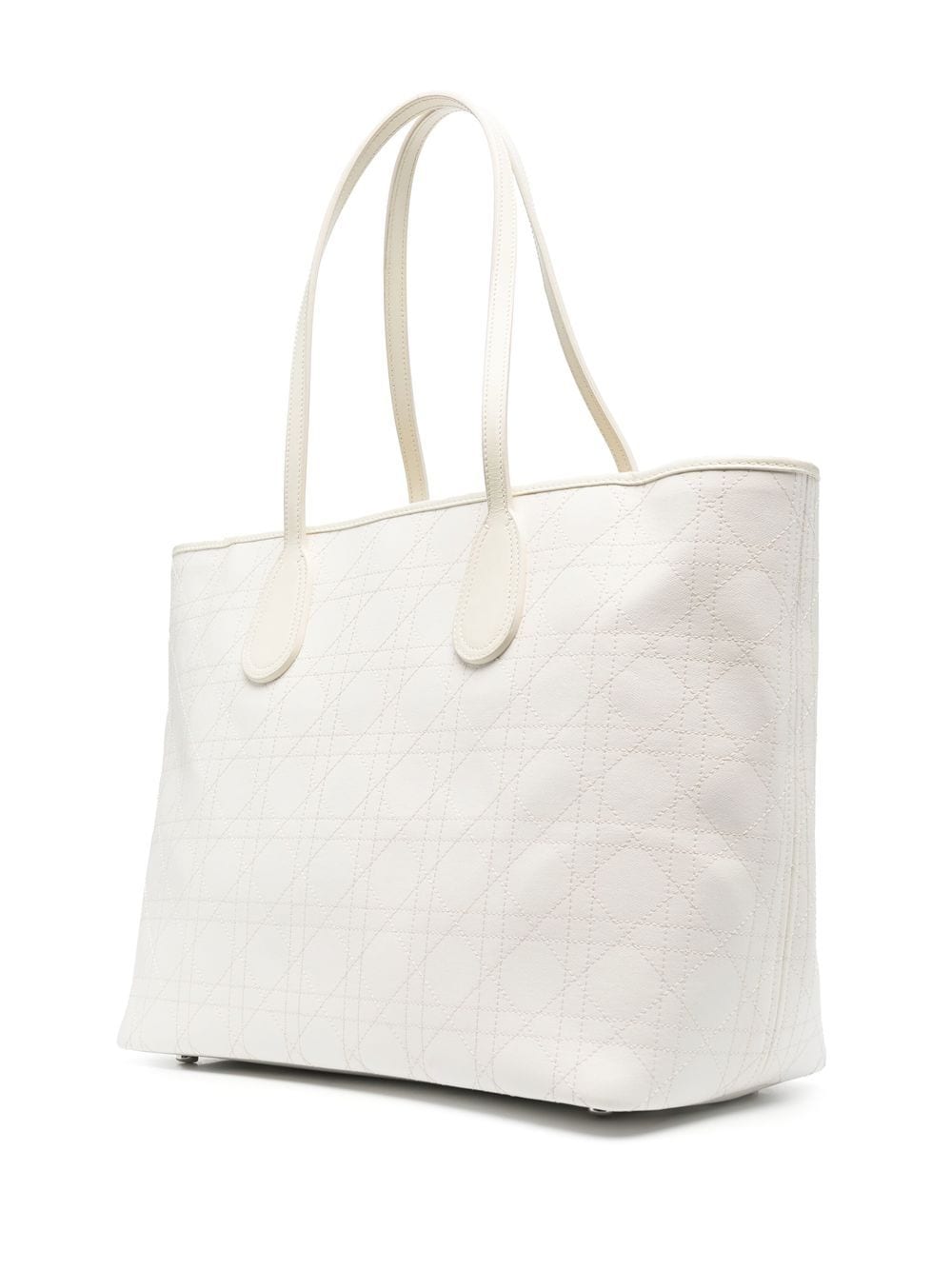 Christian Dior Cannage logo lettering tote