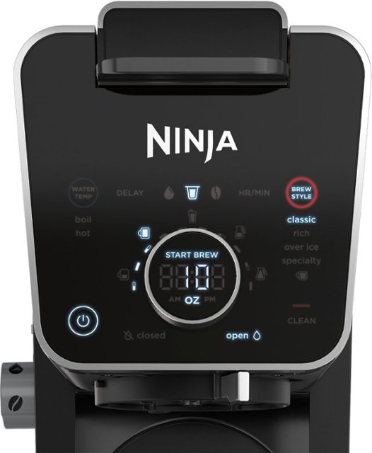 Ninja - Sistema DualBrew PRO para 12 tazas de café especial con compatibilidad para K-Cup, 4 estilos de infusión, sistema de agua caliente y vaporizador