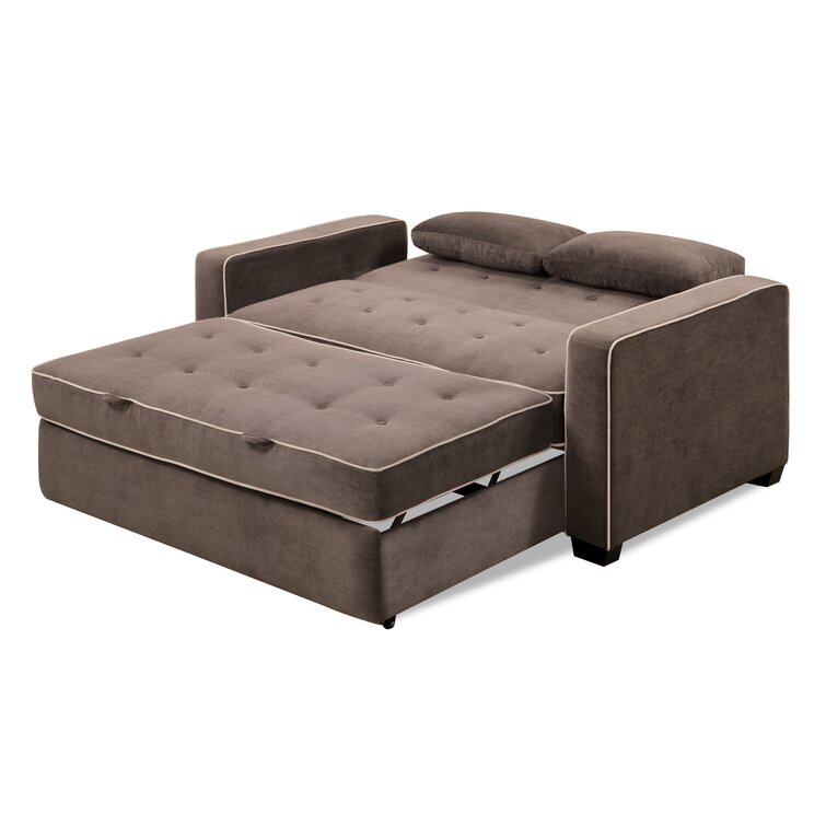 Serta Monroe Full Size Convertible Sleeper Sofa with Cushions