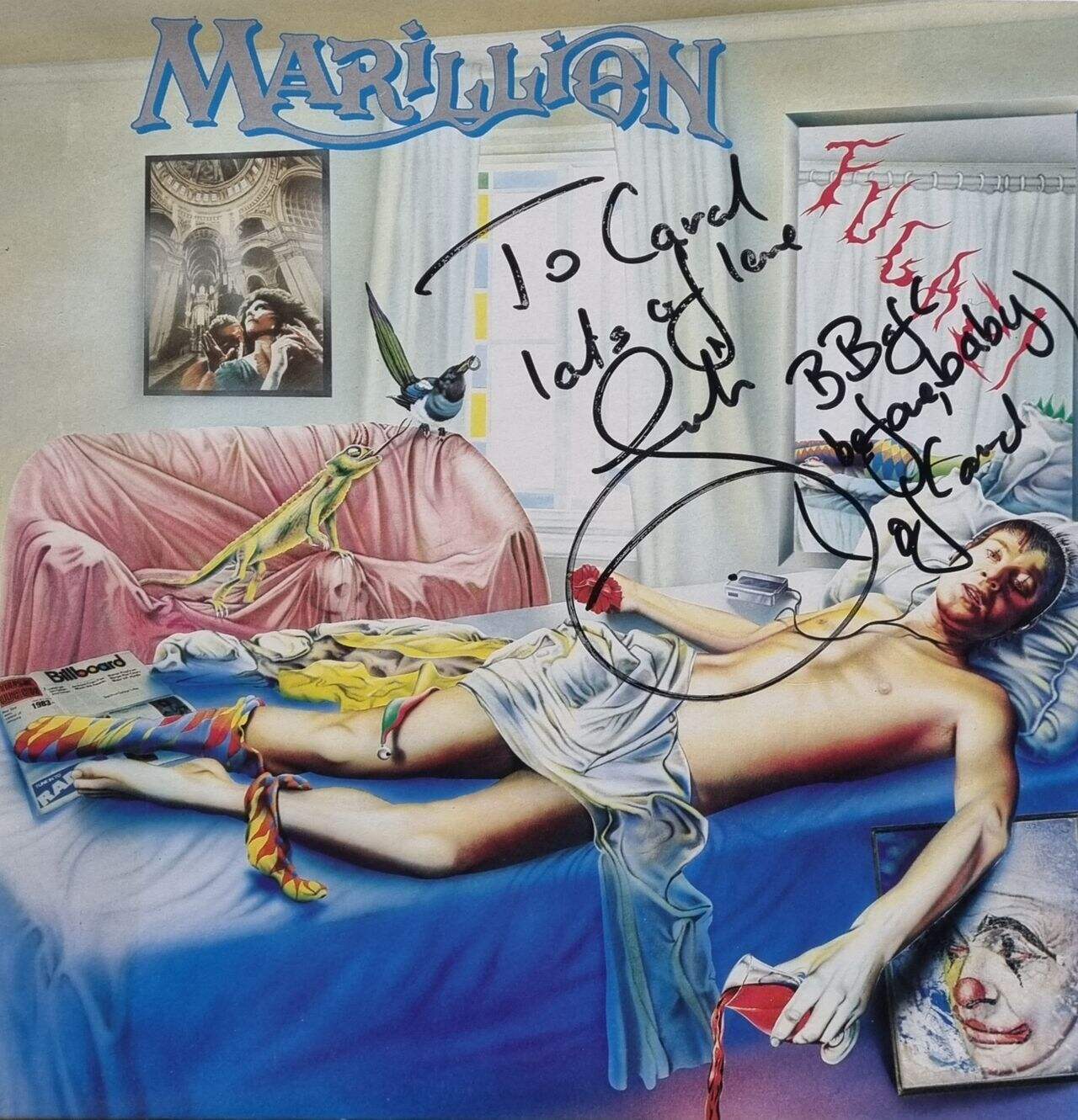 Marillion Fugazi - Autographed UK Vinyl LP