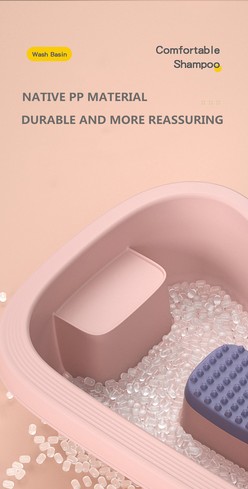 Portable Shampoo Bowl Hair Wash Basin for baby
