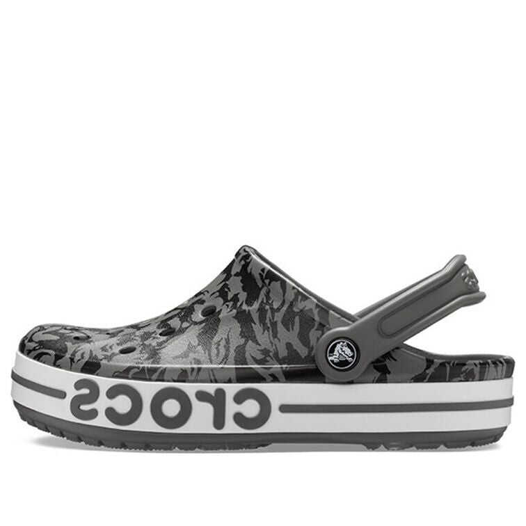 Crocs Bayaband Beach Gray Black Sandals 'Grey Black' 206232-0DY