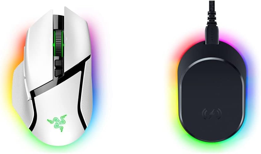 Razer Basilisk V3 Customizable Ergonomic Gaming Mouse: Fastest Gaming Mouse Switch - Chroma RGB Lighting - 26K DPI Optical Sensor -Classic Black