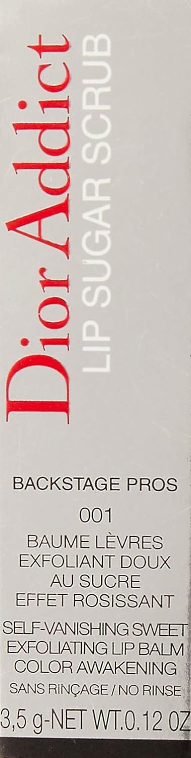 Christian Dior Addict Lip Sugar Scrub Color Awakening Exfoliating Lipbalm 001. 0.12 Ounce