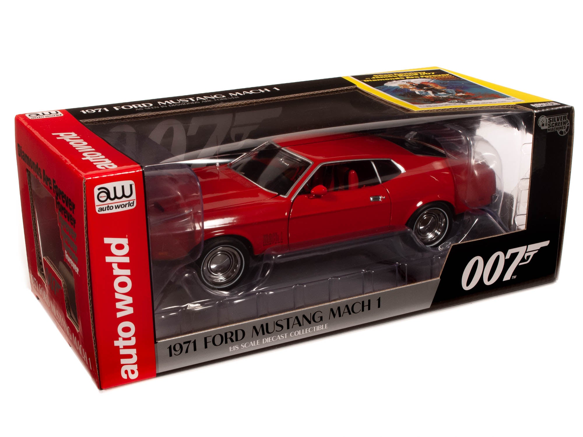 James Bond 1971 Mustang Mach 1 (Diamonds Are Forever) 1:18 Scale