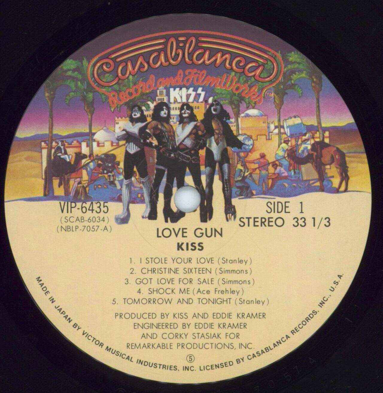 Kiss Love Gun - complete + Wide Obi Japanese Vinyl LP