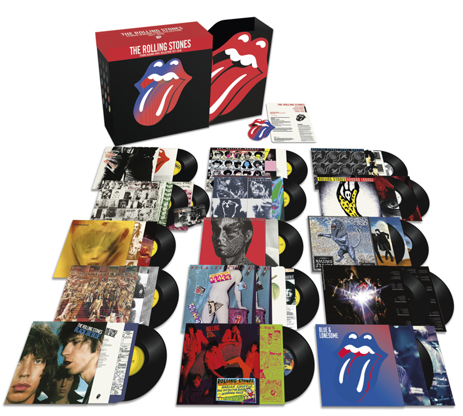 The Rolling Stones Studio Albums Vinyl Collection 1971-2016 Numbered Limited Edition Half-Speed Mastered 180g 20LP