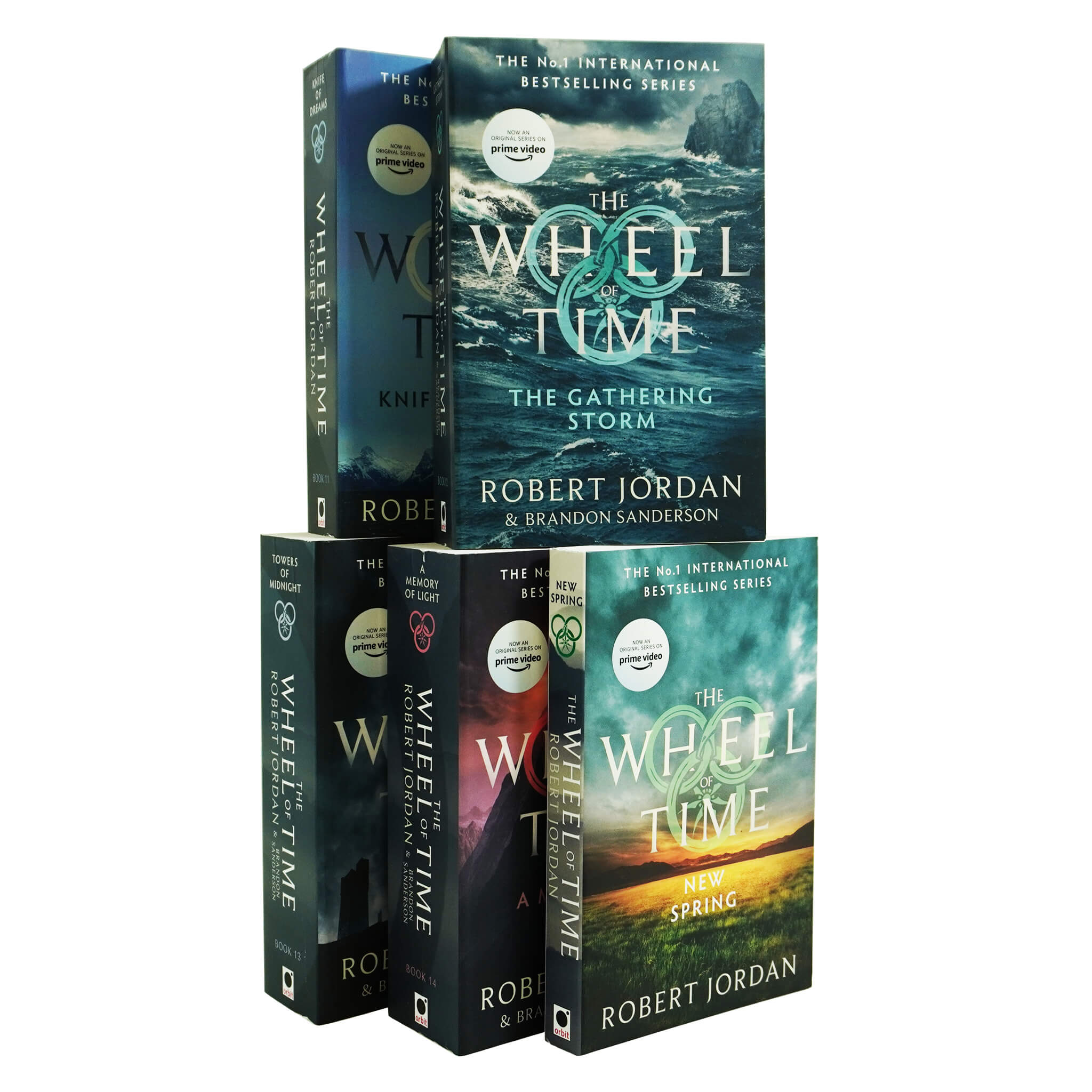 The Wheel of Time by Robert Jordan: Books 11-14 & New Spring Collection Set - Fiction - Paperback