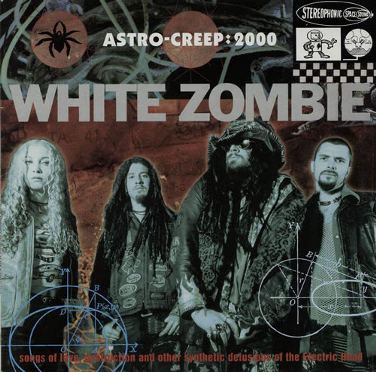 White Zombie Astro-Creep:2000 - Blue Vinyl UK Vinyl LP