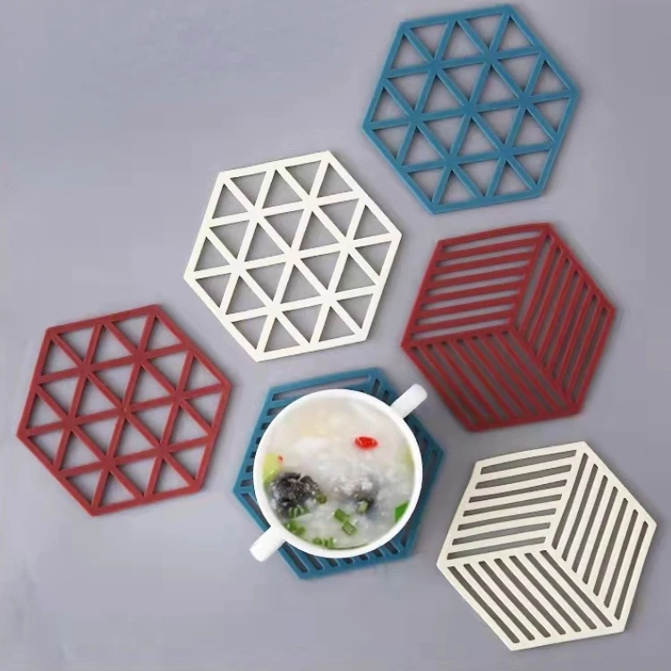 446F Heat Resistant cooking Silicone Trivet Mats for Kitchen Hot Dishes Trivet Mat Silicone