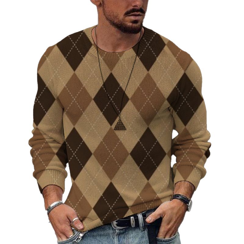 Men's Printed Casual Sweatshirt 38230811L