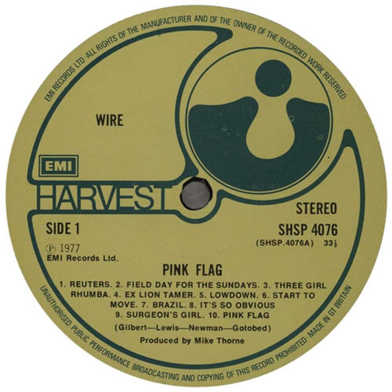 Wire Pink Flag - 1st UK Vinyl LP