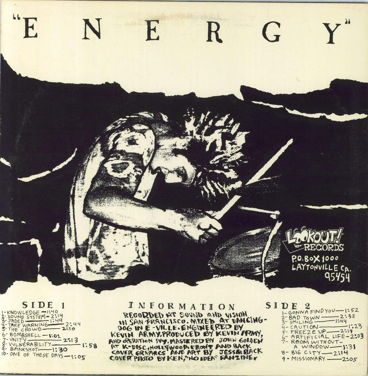 Operation Ivy Energy - 1st US Vinyl LP