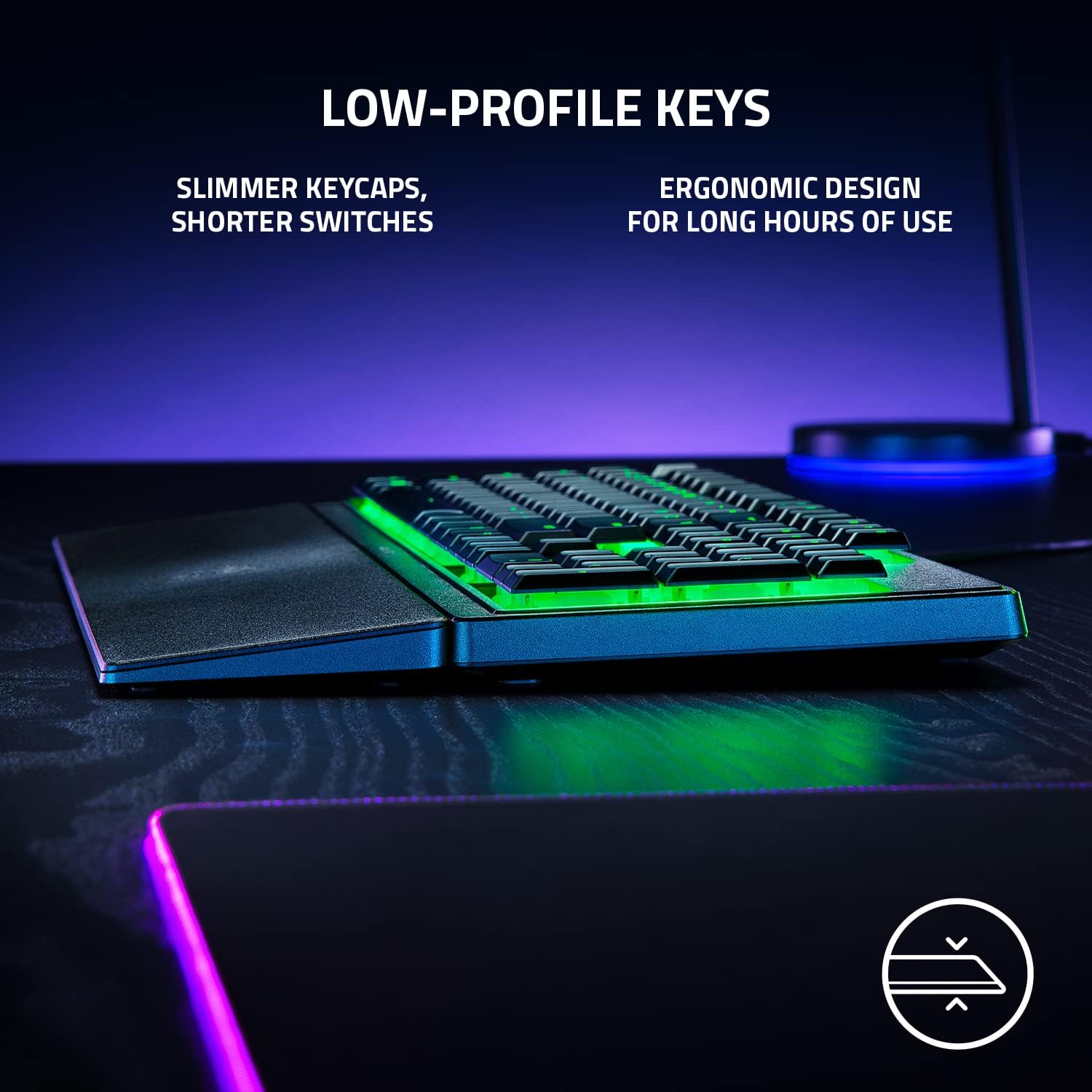 Ornata V3 X Gaming Keyboard: Low-Profile Keys - Silent Membrane Switches 1 Ratings