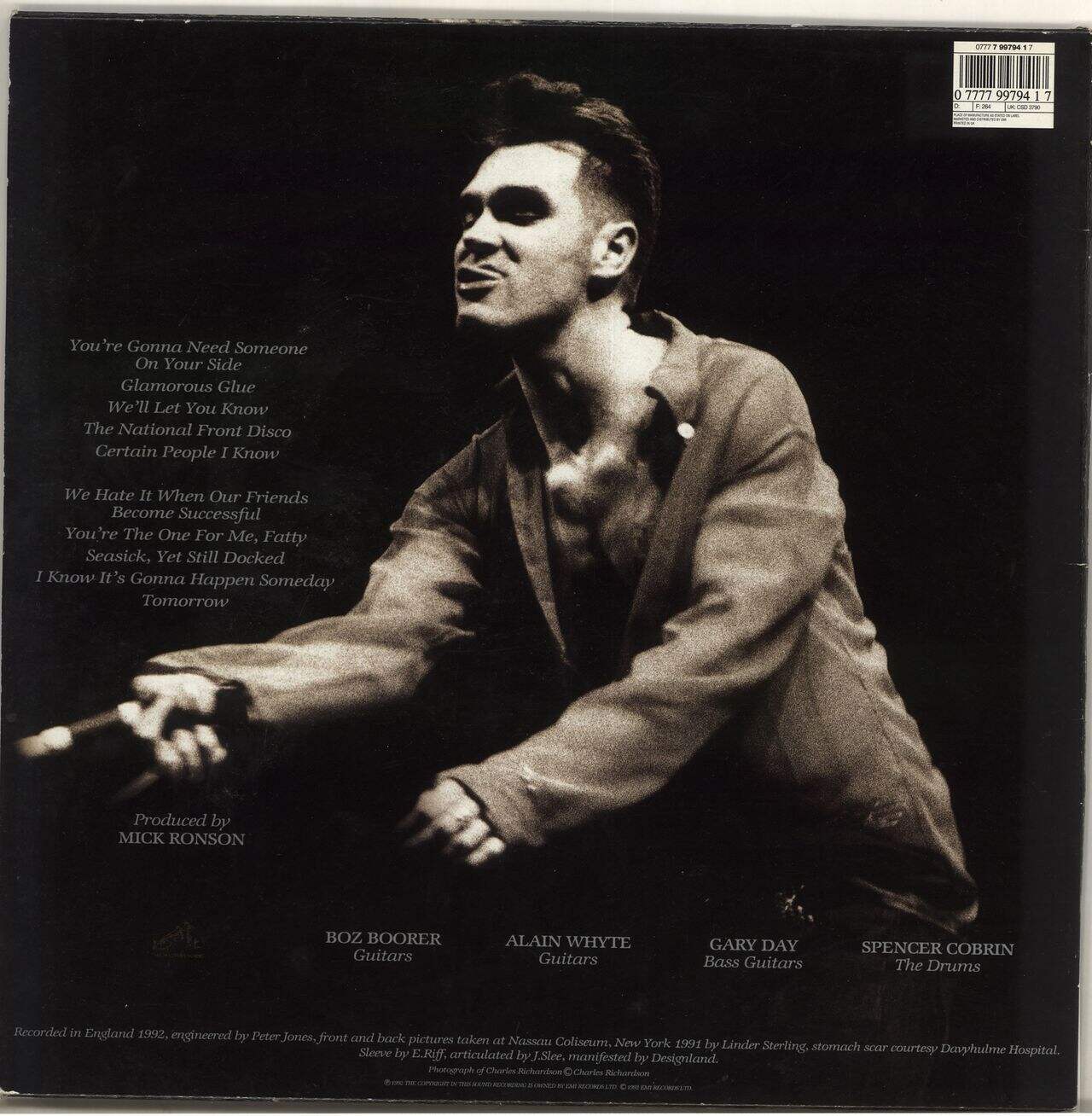 Morrissey Your Arsenal - EX UK Vinyl LP
