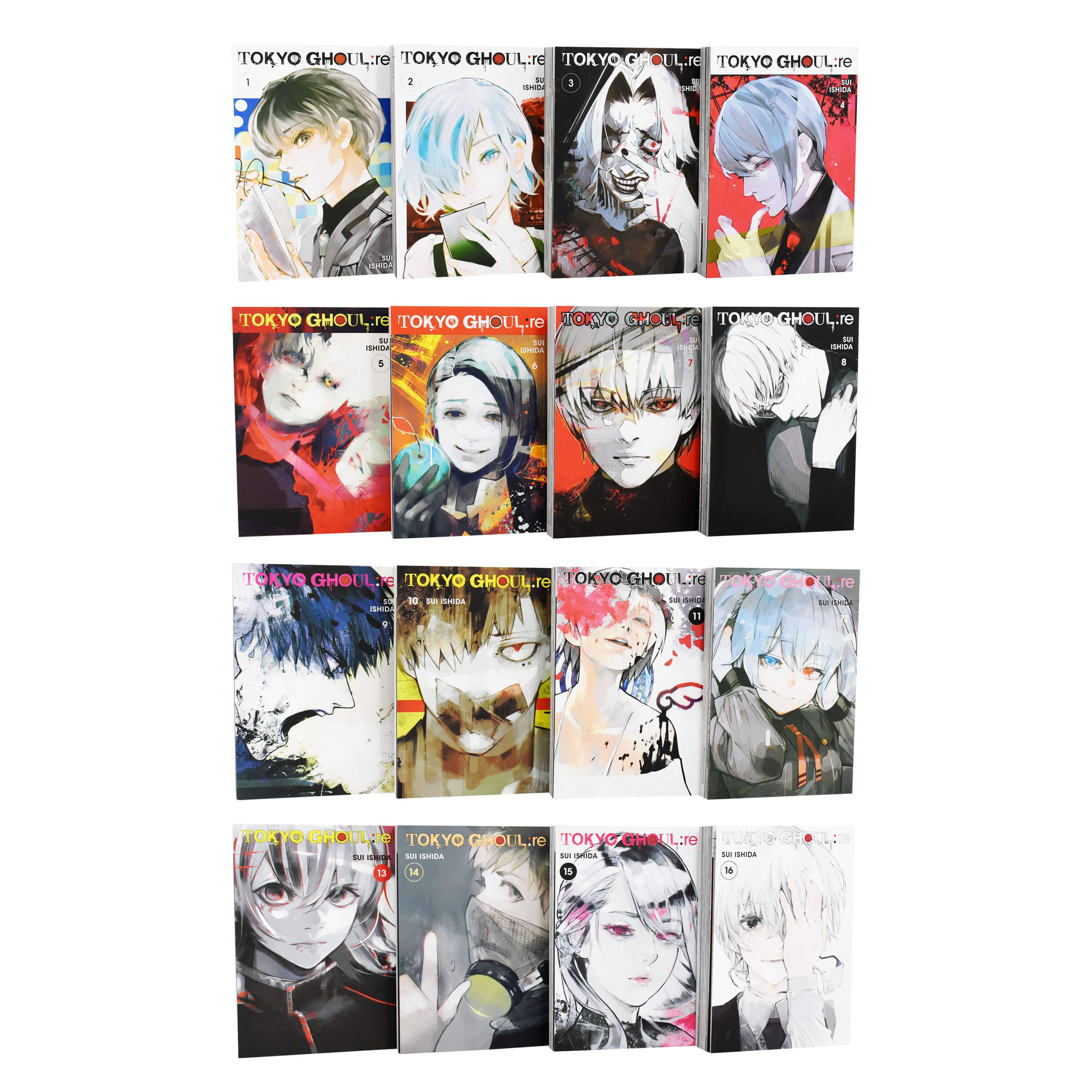 Tokyo Ghoul:re by Sui Ishida: 16 Books Complete Box Set - Ages 14+ - Paperback