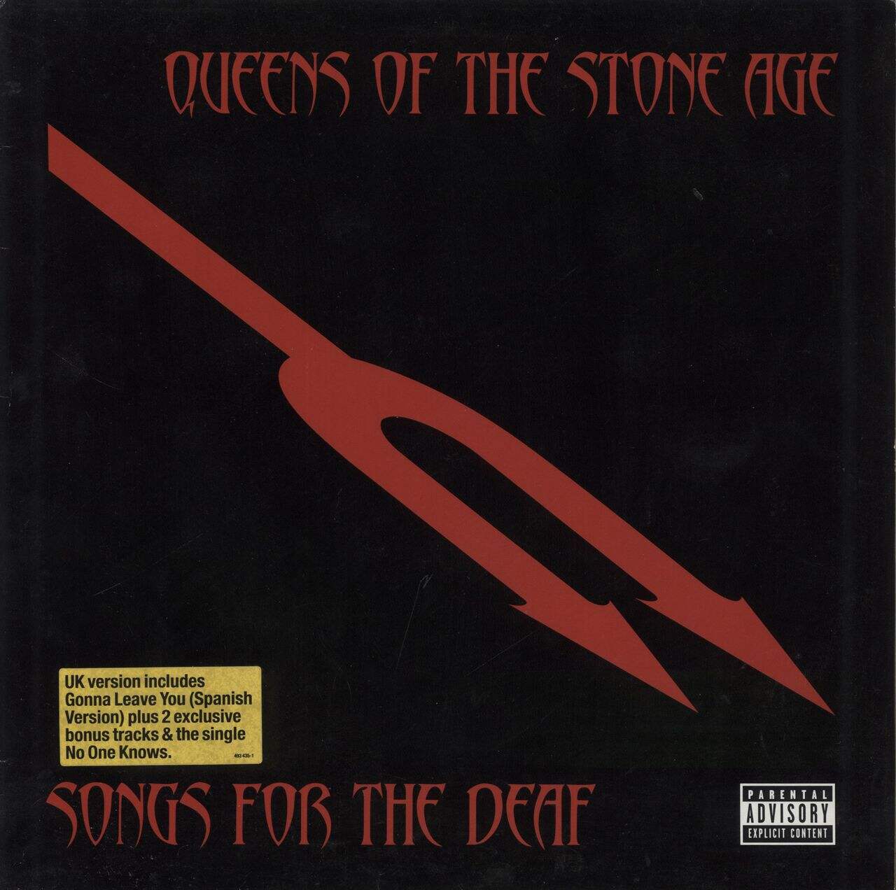 Queens Of The Stone Age Songs For The Deaf - Hype Stickered Sleeve UK 2-LP vinyl set