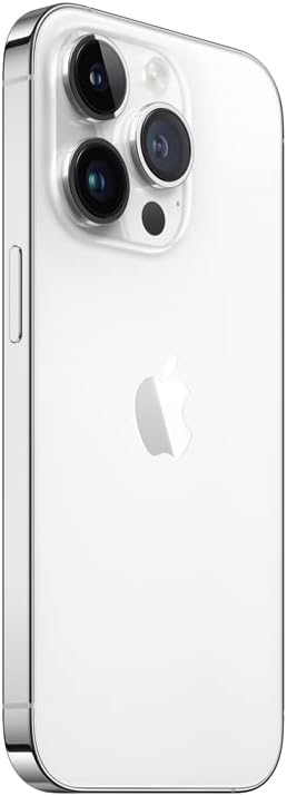 Apple iPhone 14 Pro, 256GB, Silver - Unlocked (Renewed)