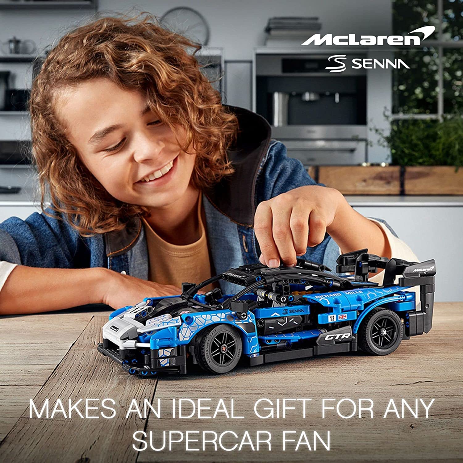 LEGO Technic McLaren Senna GTR 42123 Racing Sports Collectable Model Car Building Kit, Car Construction Toy