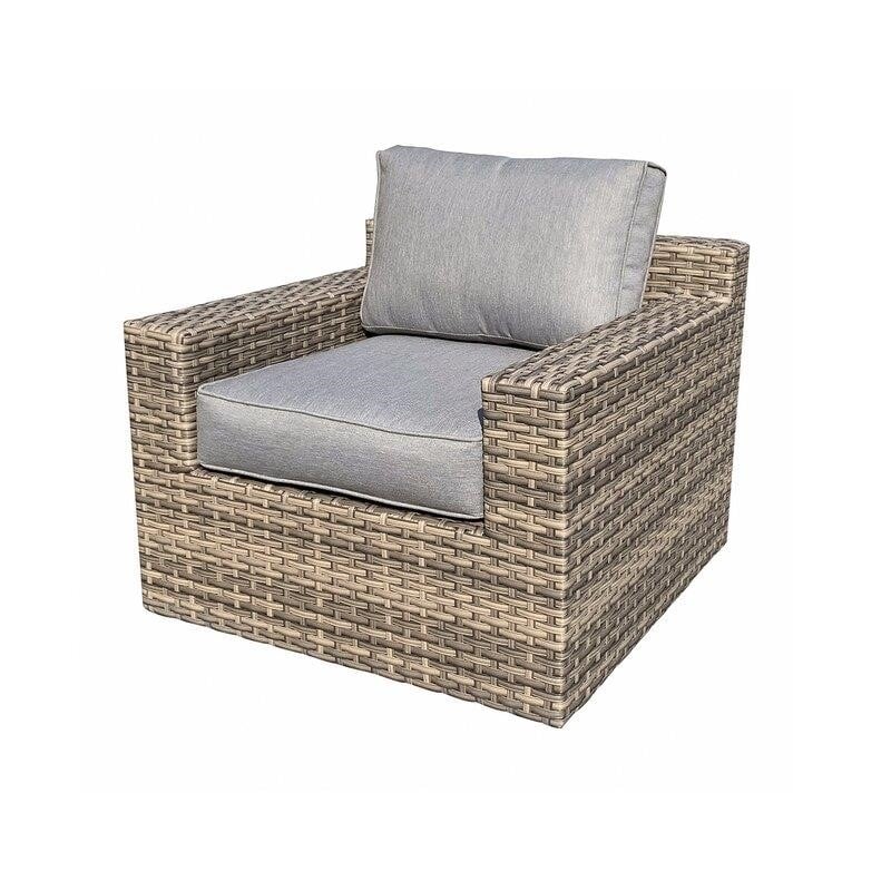 Alhambra Wicker/Rattan 8 - Person Seating Group with Cushions