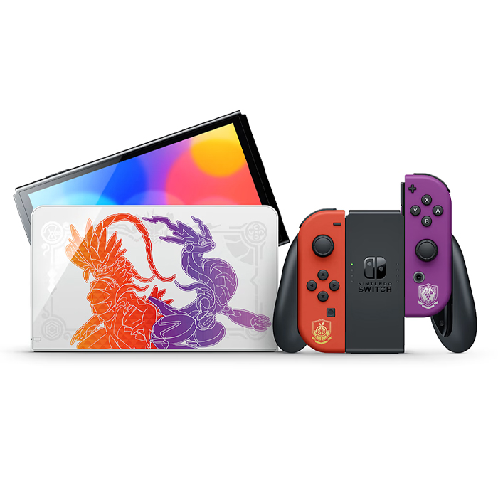Modelo OLED de Nintendo Switch – Edición Pokémon Escarlata y Violeta