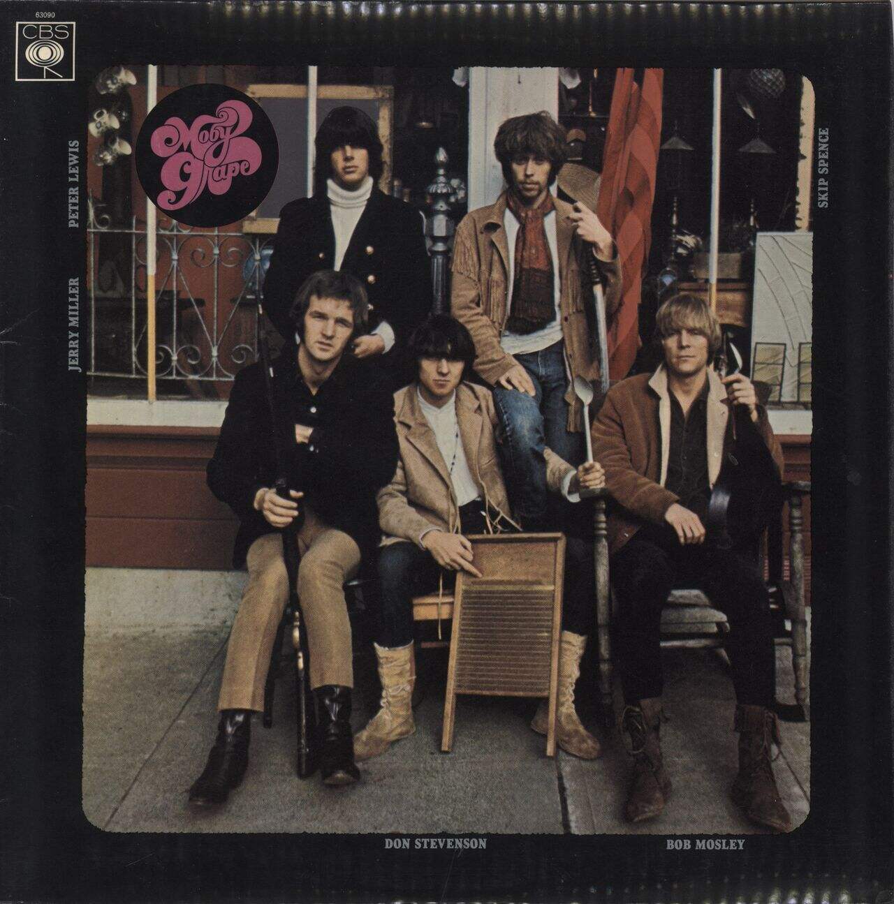 Moby Grape Moby Grape - 1st Stereo - Stamped UK Vinyl LP