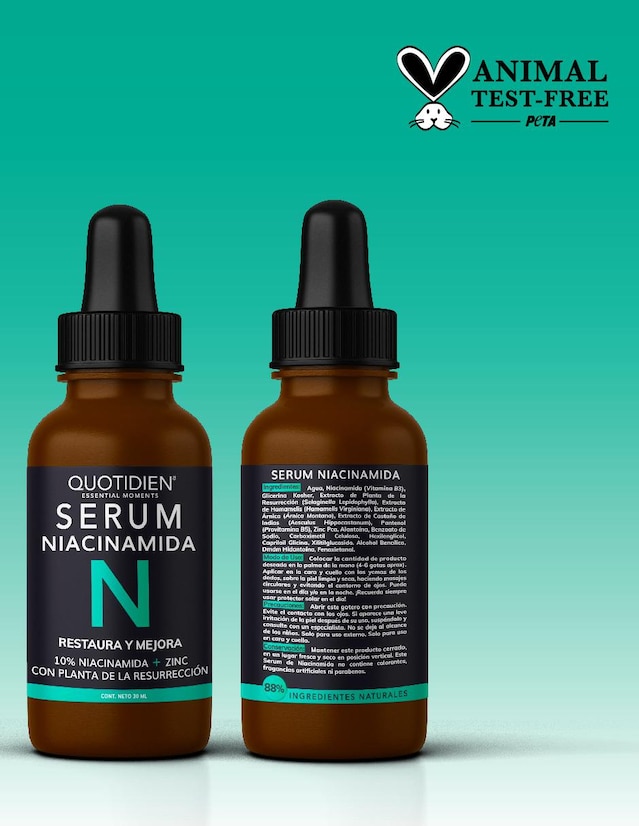 Kit Serum Vitamina C + Suero Acido Hialuronico + Niacinamida Skin Care Hidratante Facial Quotidien