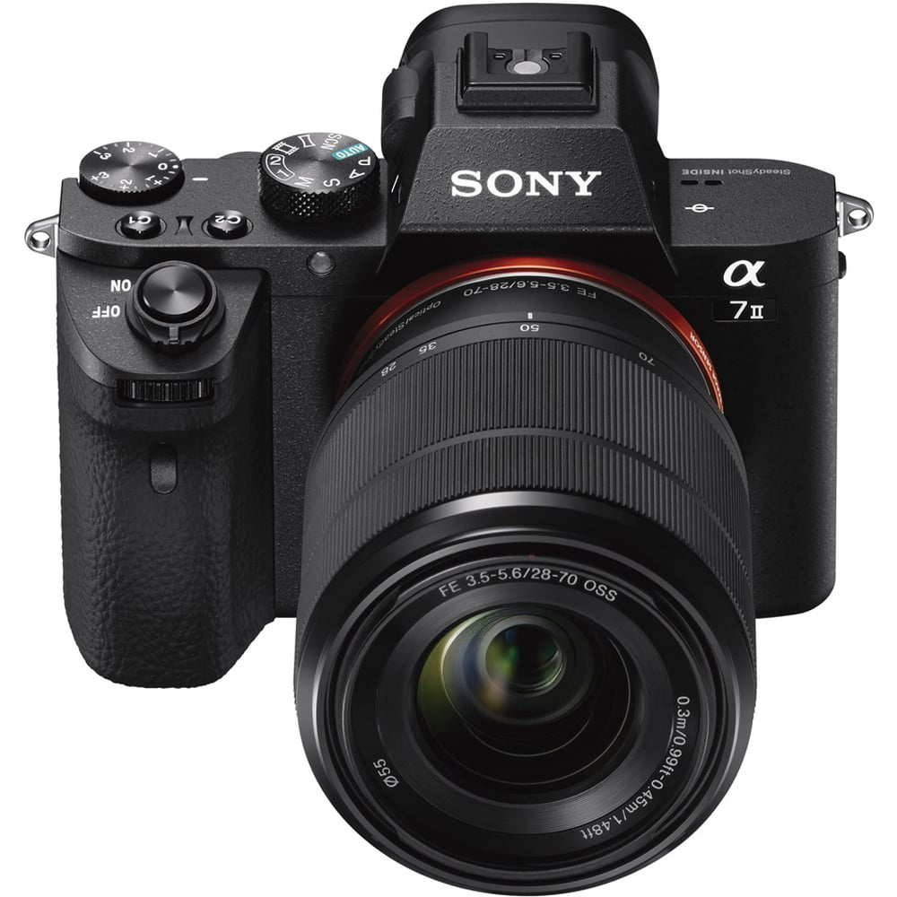 Sony a7 II Full-Frame Alpha Mirrorless Digital Camera 2X Extra Battery Power Editing Bundle