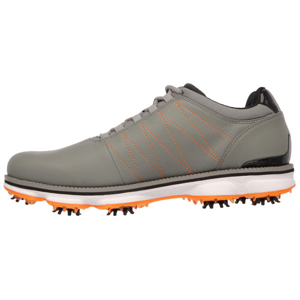 Skechers Men Extra Wide Fit (4E) Shoes - Matt Kuchar Official Gray/Orange