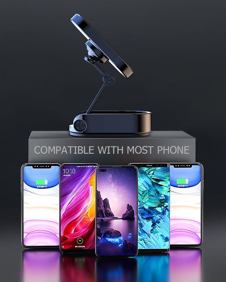 🔥Hot Sale 🔥2023 New Alloy Folding Magnetic Car Phone Holder