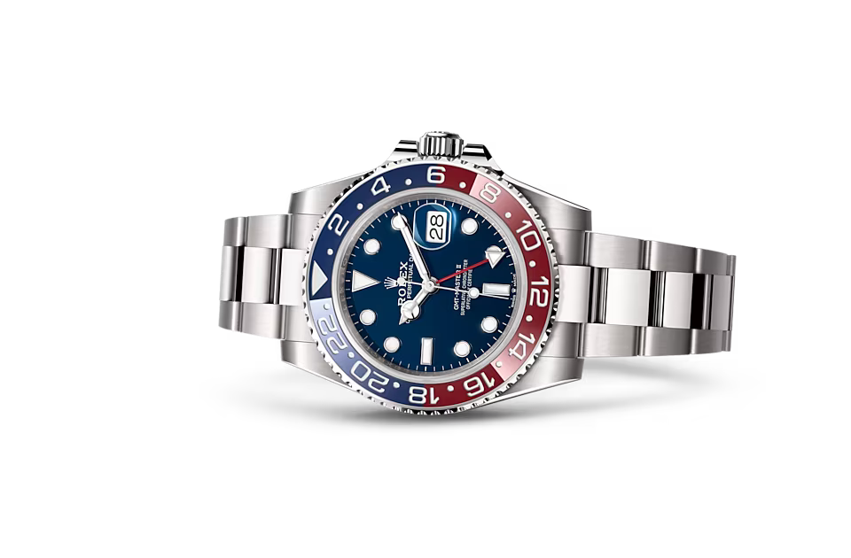 Rolex GMT-MASTER II Oyster, 40 mm, white gold