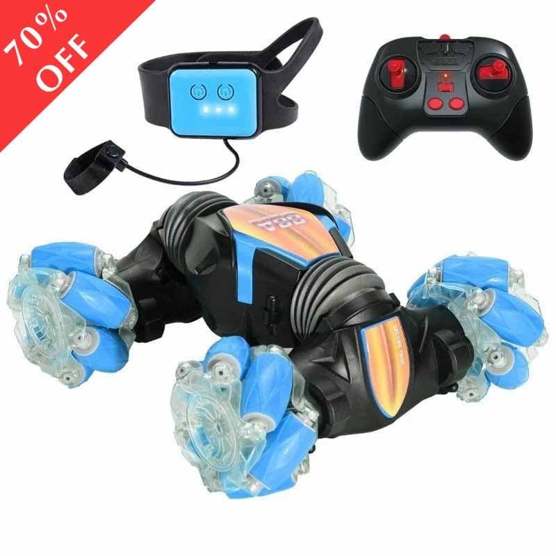 🎉Last Day 70% OFF🎁Gesture Sensing RC Stunt Car With Light & Music