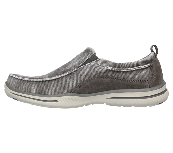 Skechers Men Relaxed Fit: Elected - Drigo Charcoal