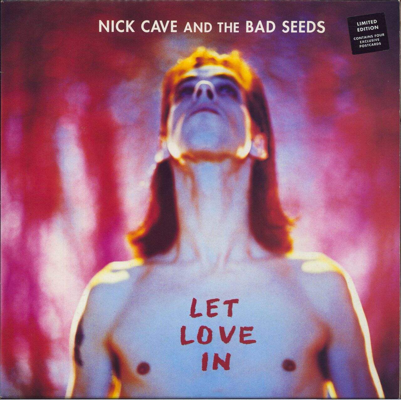 Nick Cave Let Love In + Postcards UK Vinyl LP