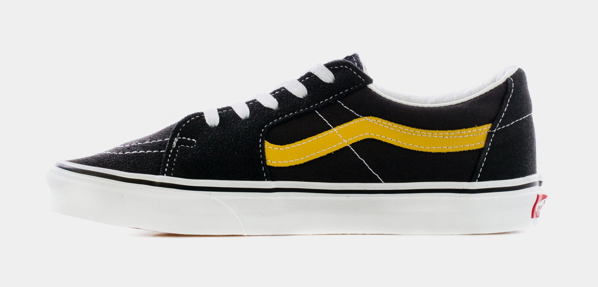 SK8 Low Mens Skate Shoes (Black/Yellow)