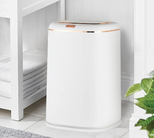 Sensor Lid Trash Can 18L Kitchen Toilet Bathroom Automatic Sensor Plastic Dustbin Smart Waste Bins