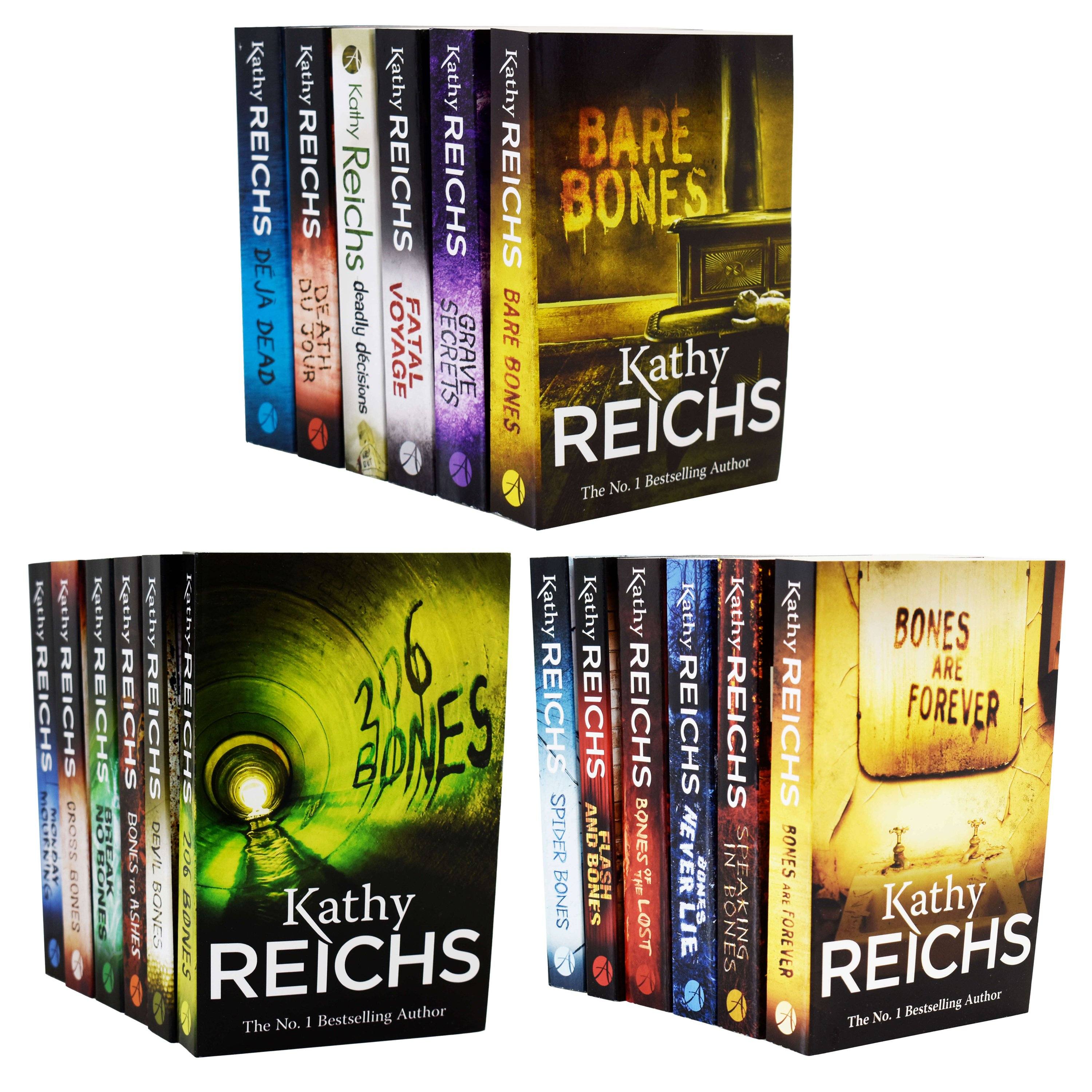 Temperance Brennan by Kathy Reichs: Books 1-18 Collection Set - Fiction - Paperback