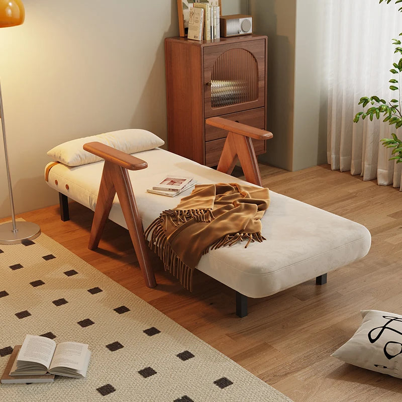 Sofá cama nórdico plegable que ahorra espacio