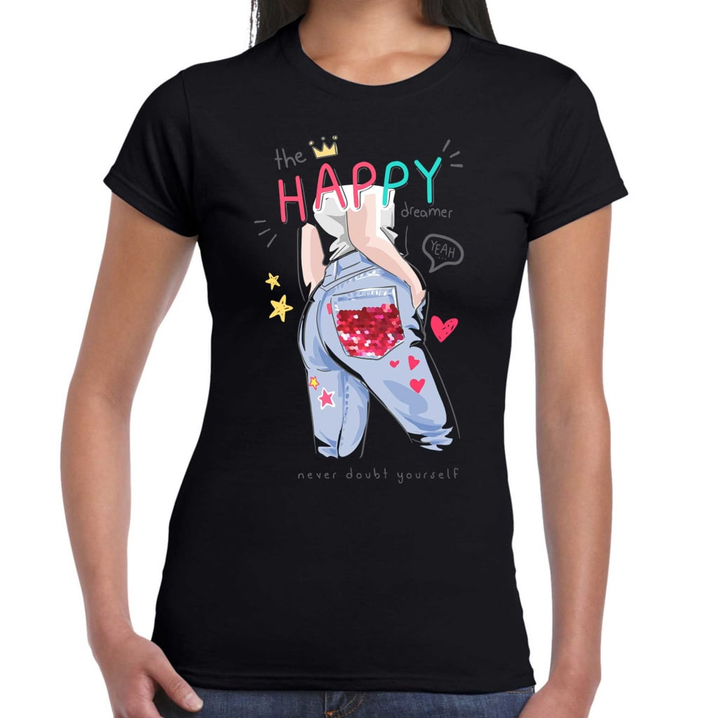 Happy Dreamer Ladies T-shirt