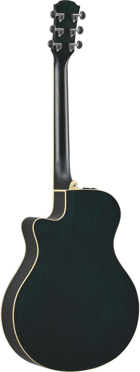 Yamaha APX600BL Cuerpo Delgado Guitarra Acoustic-Electric, Thin Body, color Negro