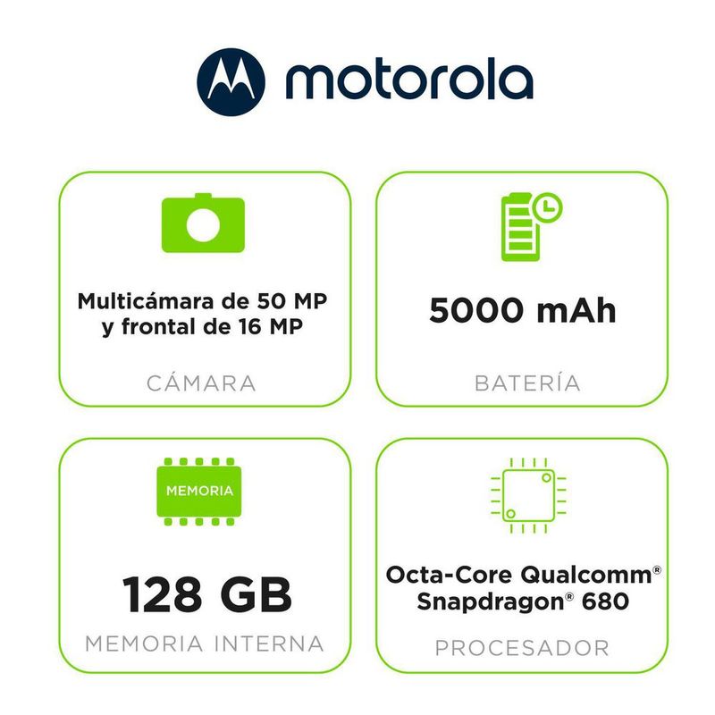 ✈️MOTOROLA Moto G52 128 GB Negro🎉