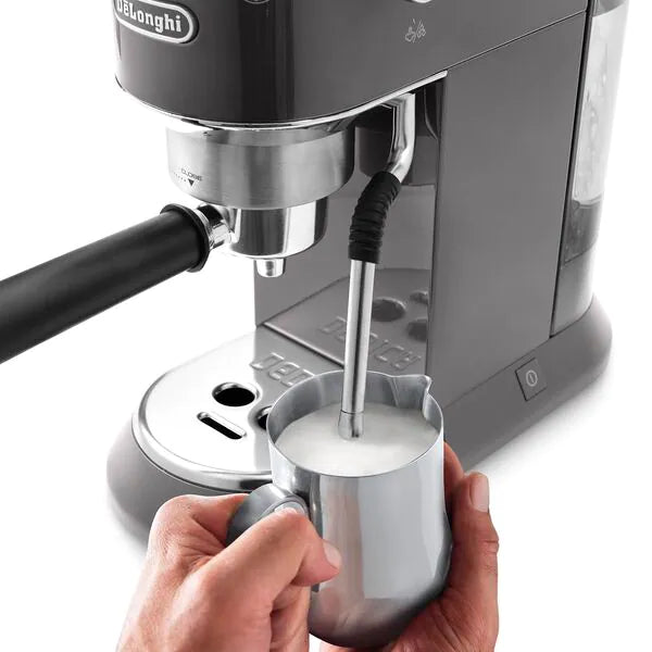 DeLonghi New Dedica Arte Manual Espresso Coffee Maker - Grey | EC885.GY