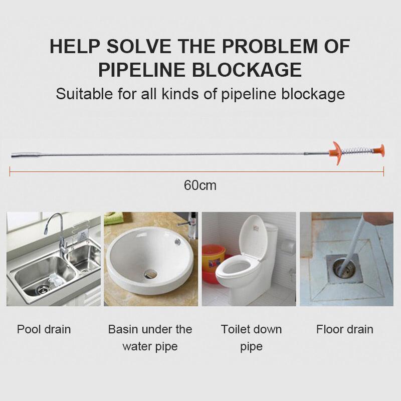 Drain cleaning hook & no need for chemicals