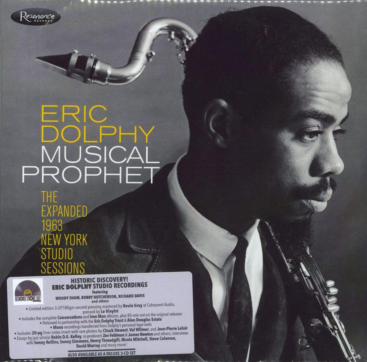 Eric Dolphy Musical Prophet (The Expanded 1963 New York Studio Sessions) - 180gm US 3-LP vinyl set