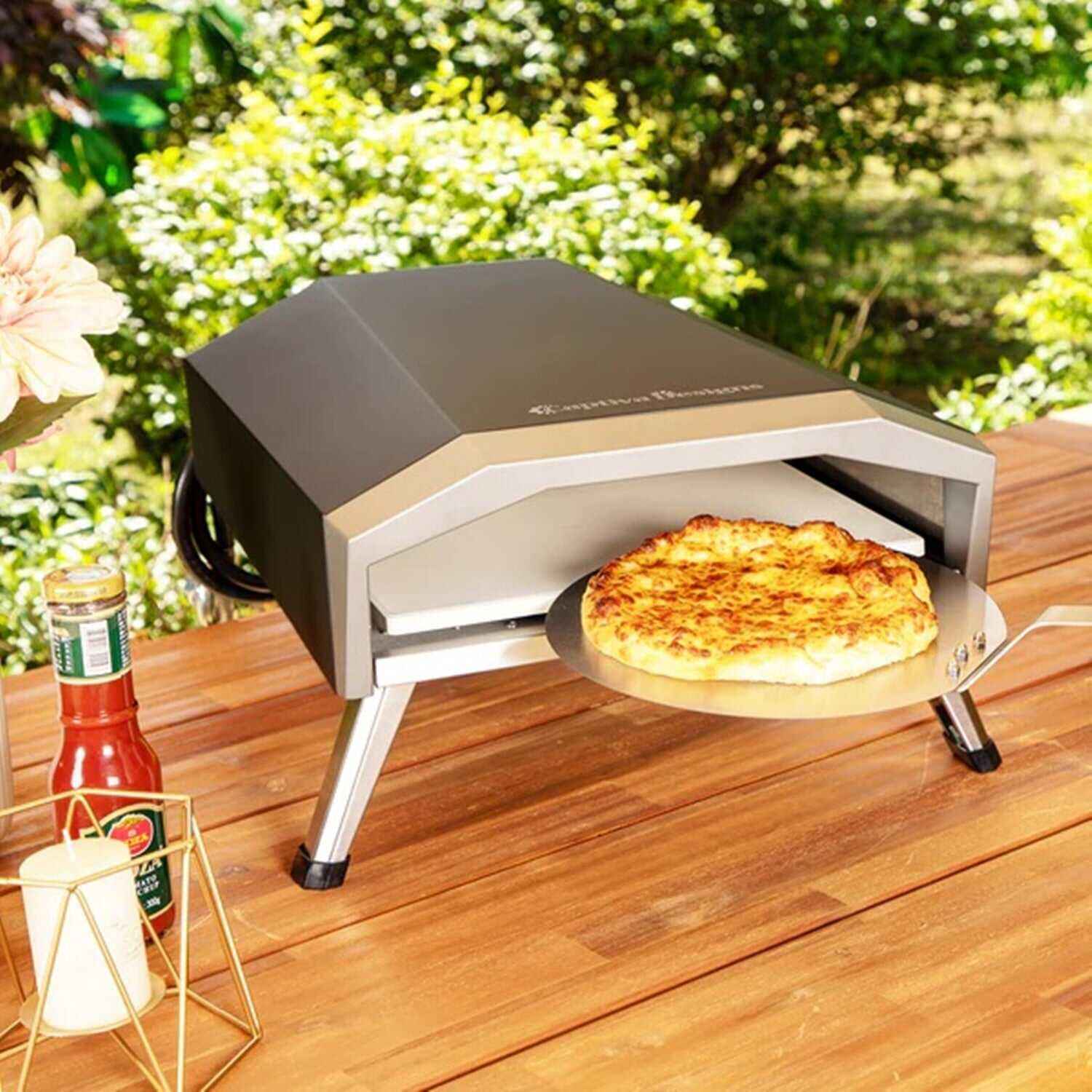 Patio Portable Propane Gas Steel Pizza Oven
