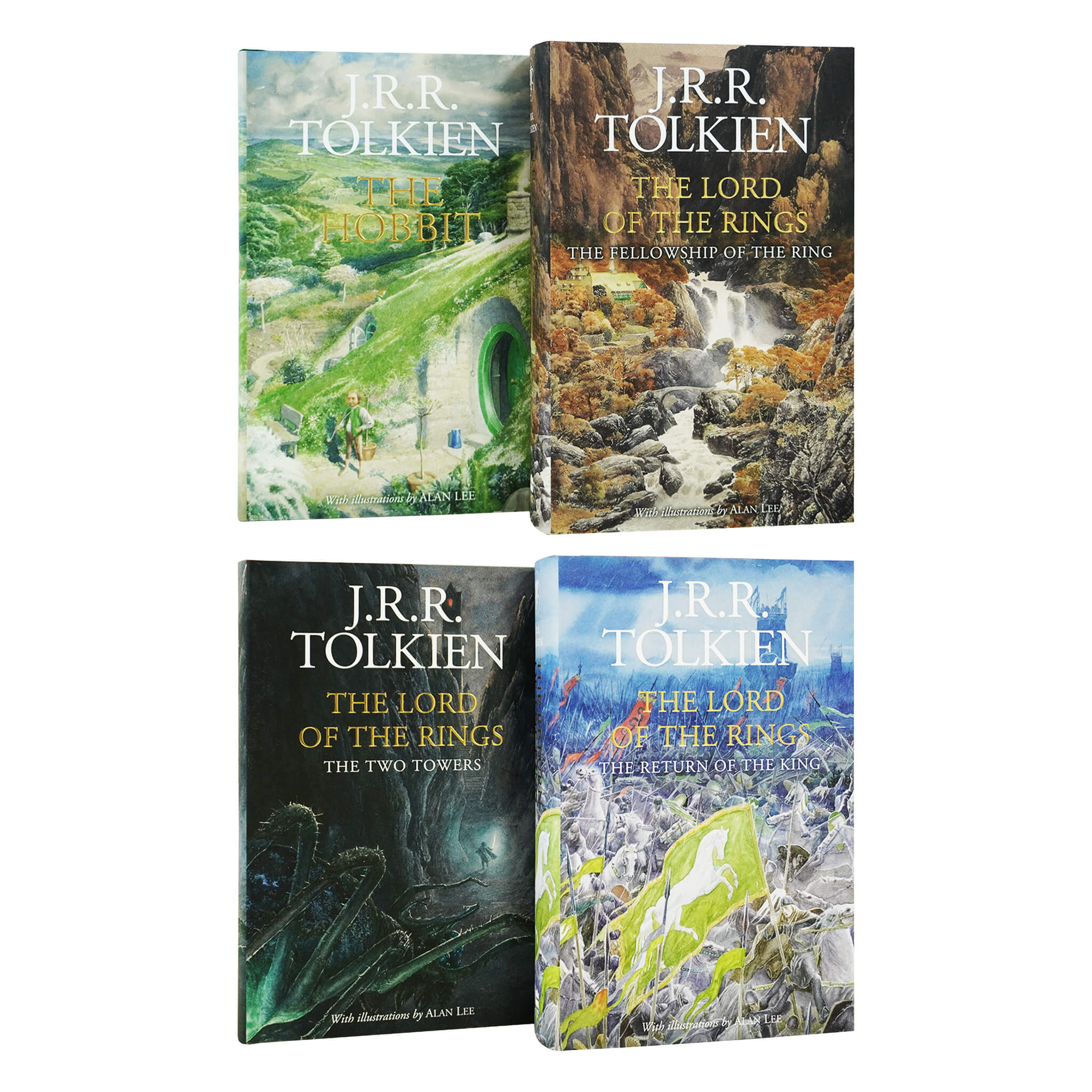 The Hobbit & The Lord of the Rings by J.R.R. Tolkien 4 Books Box Set - Fiction - Hardback